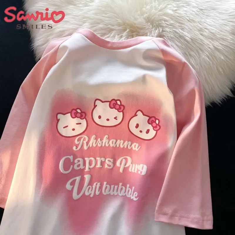 Kawaii Sanrio аниме Hello футболка Китти с круглым вырезом с коротким рукавом, милый Повседневный Свободный Топ для девочек с мультяшным принтом, подарок
Kawaii Sanrio аниме Hello футболка Китти с круглым вырезом с коротким рукавом, милый Повседневный Свободный Топ для девочек с мультяшным принтом, подарок