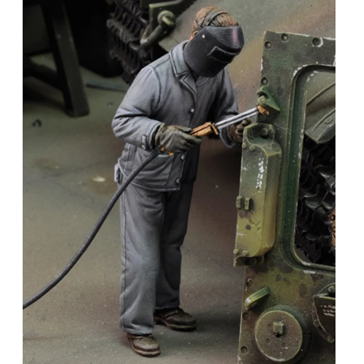 1/35 фигурка модели из смолы GK Soldier WELD MAN - NO. 3 военная тема Второй мировой войны несобранный и Неокрашенный комплект
1/35 фигурка модели из смолы GK Soldier WELD MAN - NO. 3 военная тема Второй мировой войны несобранный и Неокрашенный комплект