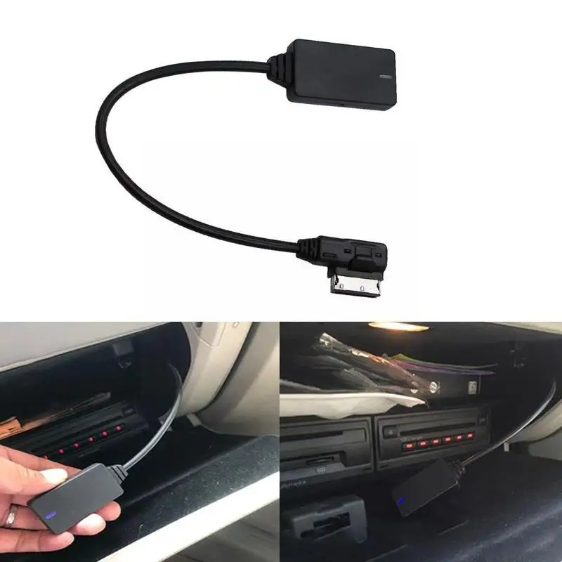 

Bluetooth5.0 Audio Cable AUX Music Interface Adapter Audio Cable Fits for Audi/VW AMI 3G For A3 A4 B8 B6 A6 C6 B7 C6 C5 C7 Y4K8
