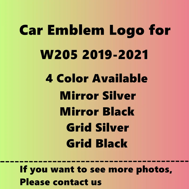 Для C класса W205 2019 2020 2021 Автомобильная эмблема Замена Insignia передняя решетка логотип значок серебряное зеркало черная сетка 
Для C класса W205 2019 2020 2021 Автомобильная эмблема Замена Insignia передняя решетка логотип значок серебряное зеркало черная сетка