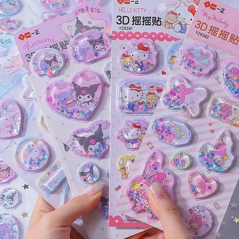 Kawaii Sanrio Kuromi 3D Shaking Stickers Cartoon Cinnamoroll My Melody Hello Kitty Water Stickers Students Decoration Kids Gifts
Kawaii Sanrio Kuromi 3D Shaking Stickers Cartoon Cinnamoroll My Melody Hello Kitty Water Stickers Students Decoration Kids Gifts