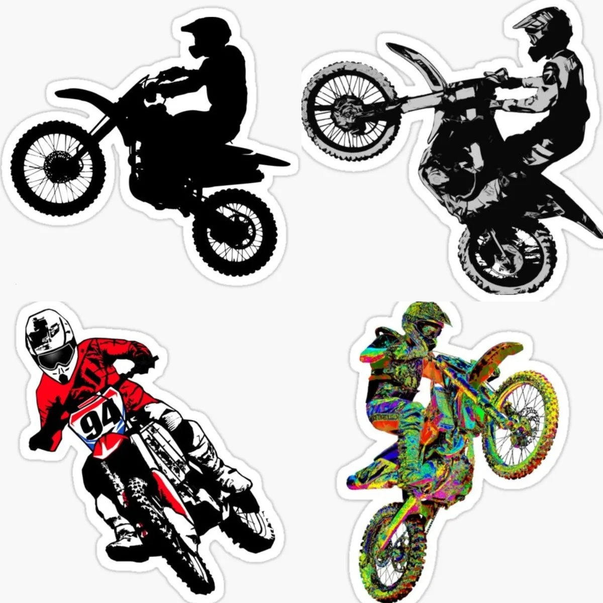 Motocross Dirt Bike ATV Quad Bike Sticker Graphic Auto Wall Laptop Cell Truck Sticker for Windows Cars Off Road Accessories
Motocross Dirt Bike ATV Quad Bike Sticker Graphic Auto Wall Laptop Cell Truck Sticker for Windows Cars Off Road Accessories