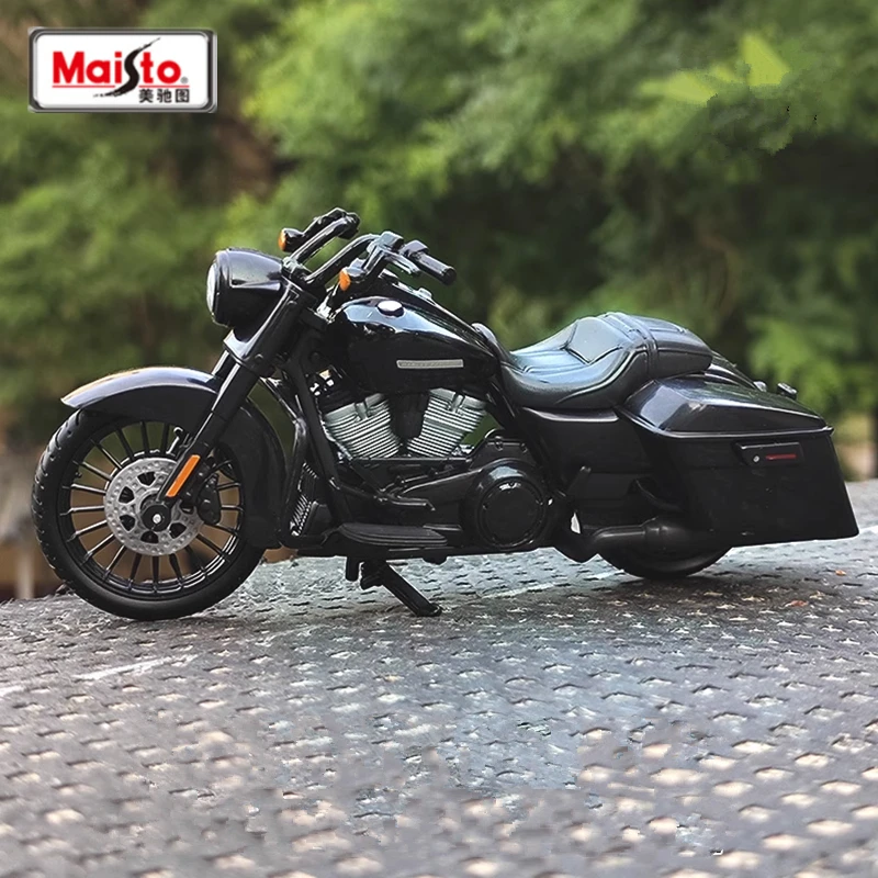 

Модель спортивного мотоцикла Maisto 1:12 Harley Road King из специального сплава, модель металлического уличного гоночного мотоцикла, модель, детская игрушка в подарок