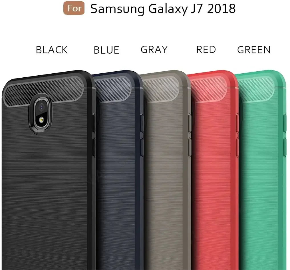 Case for Galaxy J7 2018 Shockproof Flexible Brushed TPU Rubber Protective Cell Phone Cover for Samsung J7 2017 2018 Pro Star Max
Case for Galaxy J7 2018 Shockproof Flexible Brushed TPU Rubber Protective Cell Phone Cover for Samsung J7 2017 2018 Pro Star Max