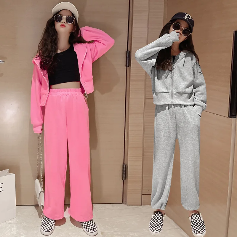 Girls Spring Autumn Sportswear Kids Korean Long Sleeve Sweater Loose Sweatpants 2 Piece 3-7 Years Children Pink Blue Clothes Set
Girls Spring Autumn Sportswear Kids Korean Long Sleeve Sweater Loose Sweatpants 2 Piece 3-7 Years Children Pink Blue Clothes Set