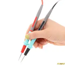 1 Set Silicone Test Lead High-precision Measurement Multimeter Probe Pin Wire Pen Testing IC Components Home Tools Accessories
1 Set Silicone Test Lead High-precision Measurement Multimeter Probe Pin Wire Pen Testing IC Components Home Tools Accessories