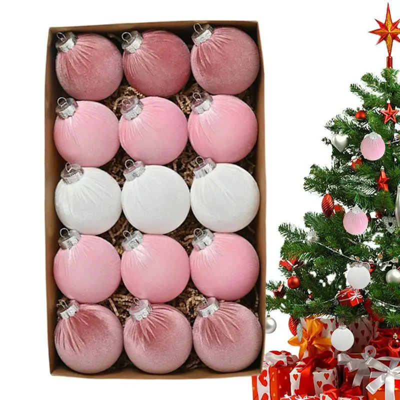 

Декоративные шары для рождественской елки, 15 праздничных украшений для елки, рождественские шары, домашний декор, подарки, подвески для елки, аксессуары