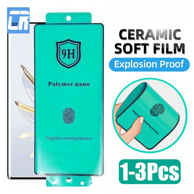 

Ceramic Soft Film for Huawei Mate 50 60 Nova 10 11 P30 P40 P50 P60 Pro Screen Protector Honor Magic 5 X9A X40 80 70 90 Pro Plus