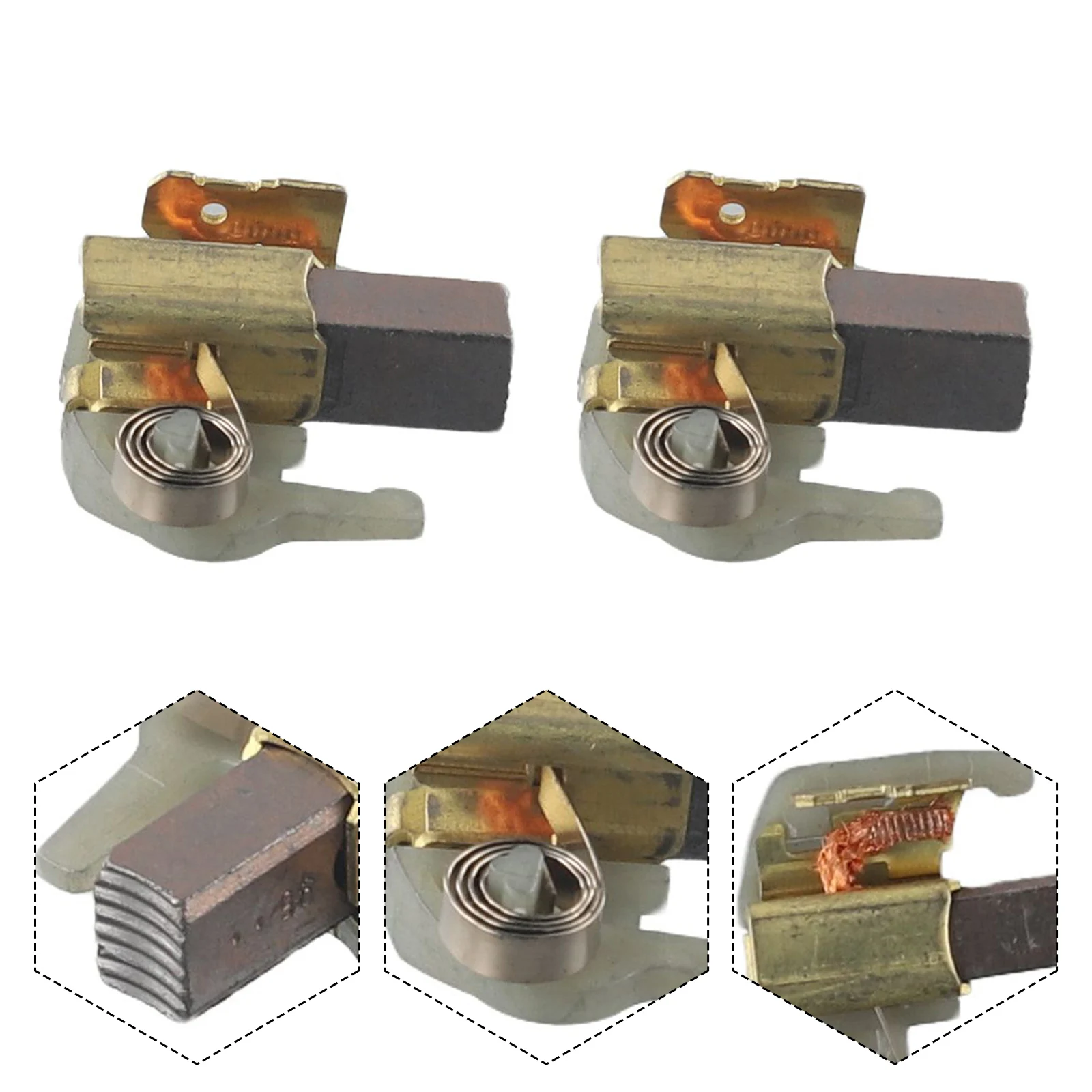 Electric Hammer Drill Carbon Brush Cordless Brush DC520KA DC490A DC988 DC988V DC987 For Angle Grinder Motor Replacement
Electric Hammer Drill Carbon Brush Cordless Brush DC520KA DC490A DC988 DC988V DC987 For Angle Grinder Motor Replacement