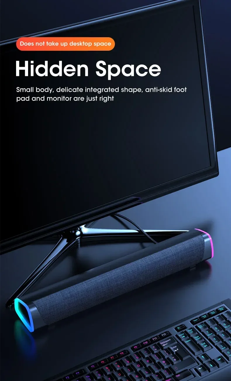 Barra de altavoz 4D Bluetooth Subwoofer de sonido estéreo, Altavoz con cable Bluetooth para MacBook, portátil, PC, Notebook, reproductor de música y Audio 8 Barra de altavoz 4D Bluetooth Subwoofer Barra de altavoz 4D Bluetooth Subwoofer de sonido estéreo, Altavoz con cable Bluetooth para MacBook, portátil, PC, Notebook, reproductor de música y Audio » Barra de altavoz 4D Bluetooth Subwoofer