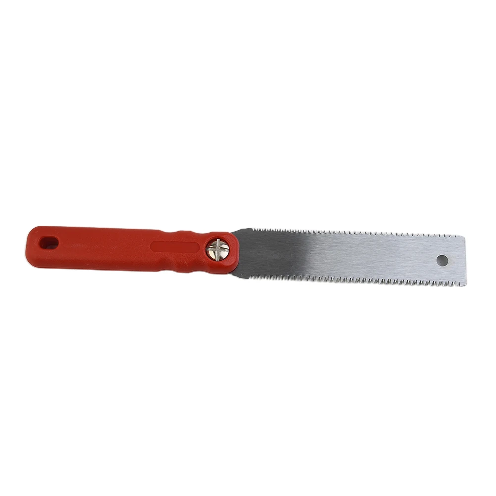1 Double Edged Japanese Pull Mini Saw 65mn Steel Flexible Blade 3-edge Tooth Hand Saw For Wood Plastic Cutting Woodworking Tool
1 Double Edged Japanese Pull Mini Saw 65mn Steel Flexible Blade 3-edge Tooth Hand Saw For Wood Plastic Cutting Woodworking Tool