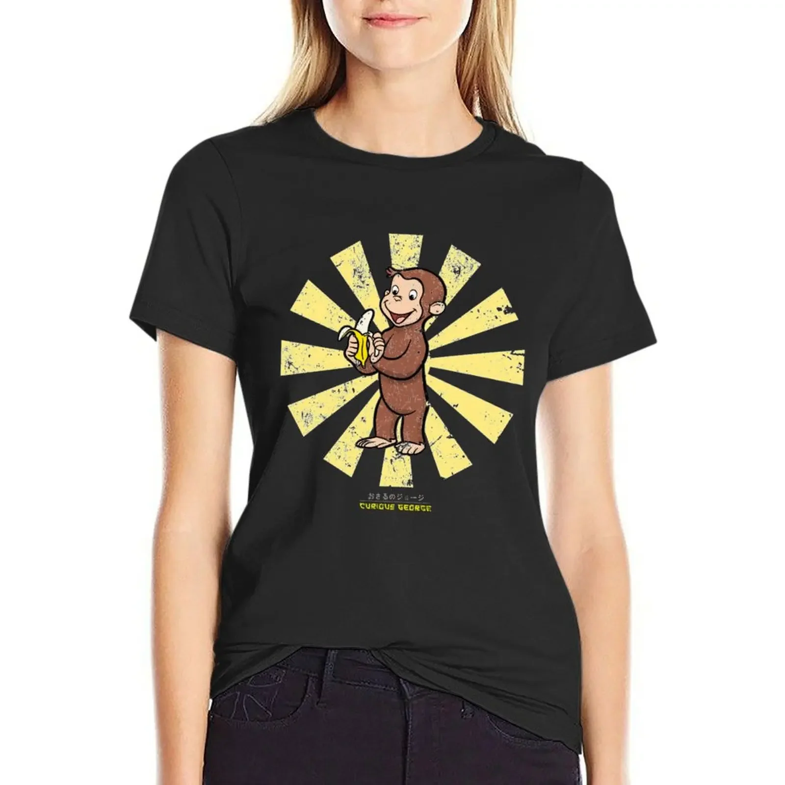 Curious George Retro Japanese T-Shirt cute clothes summer clothes Short sleeve tee korean fashion t-shirts for Women pack
Curious George Retro Japanese T-Shirt cute clothes summer clothes Short sleeve tee korean fashion t-shirts for Women pack