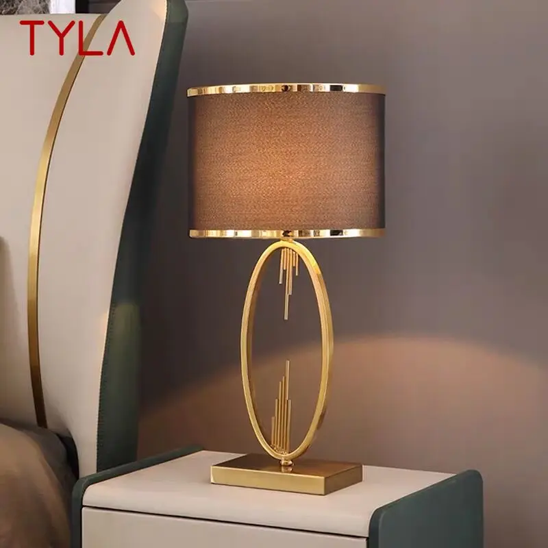 TYLA Modern Table Lamp LED Nordic Creative Simple Brown Lampshade Desk Lights for Home Living Room Bedroom Bedside
TYLA Modern Table Lamp LED Nordic Creative Simple Brown Lampshade Desk Lights for Home Living Room Bedroom Bedside