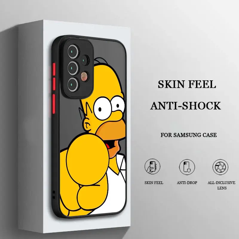 Cartoon The-Simpsons-Family Phone Case For Samsung Galaxy S24 Cases S23 Ultra S22 S21 S20 FE S10 Plus Samsung S24 Note 20 Cover Cartoon The-Simpsons-Family Phone Case For Samsung Galaxy S24 Cases S23 Ultra S22 S21 S20 FE S10 Plus Samsung S24 Note 20 Cover