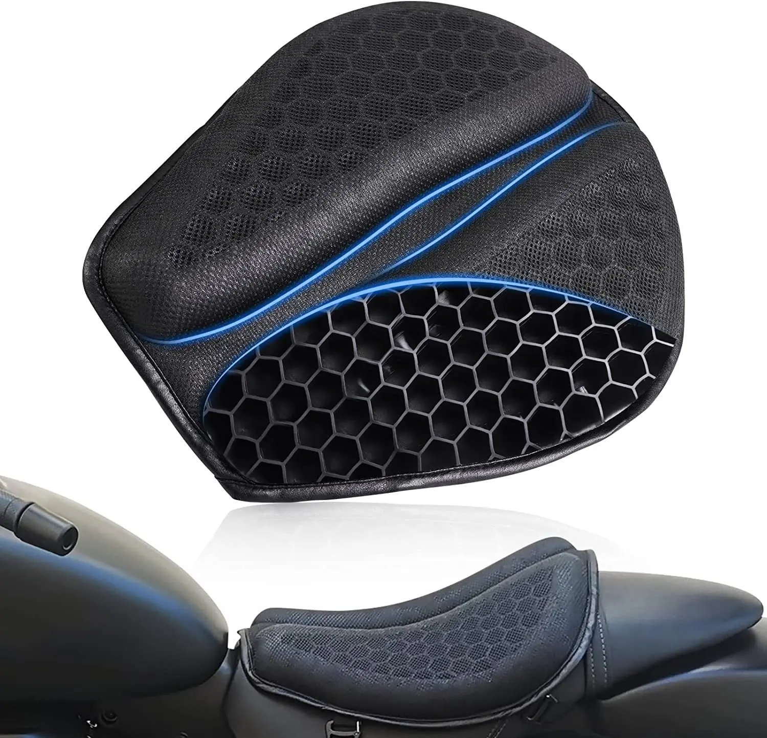 Universal motorcycle gel honeycomb petal damping cushion electric pedal breathable cushion AirCushion
Universal motorcycle gel honeycomb petal damping cushion electric pedal breathable cushion AirCushion