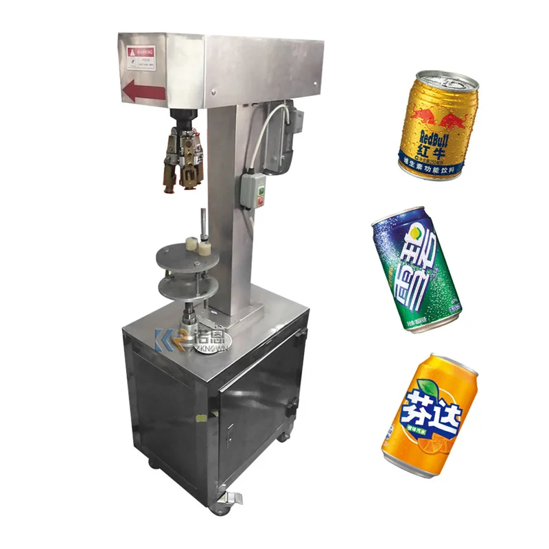 

Semi-automatic Aluminum Plastic Tin Cans Sealing Machine Cover Pot Metal Can Seal Machines Electric Industrial Can Sealer