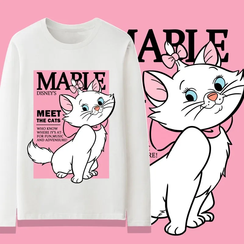 Mary Cat Cute Printed T-shirt Long Sleeve Women With Ins Trend Foreign Style Little Man Disney Cotton Clothes
Mary Cat Cute Printed T-shirt Long Sleeve Women With Ins Trend Foreign Style Little Man Disney Cotton Clothes