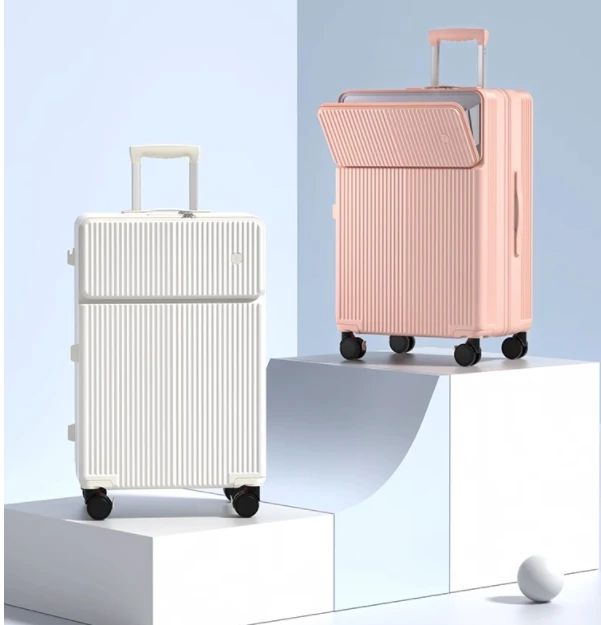 A137 Luggage compartment female boarding trolley box multi-functional travel box universal wheel password box
A137 Luggage compartment female boarding trolley box multi-functional travel box universal wheel password box