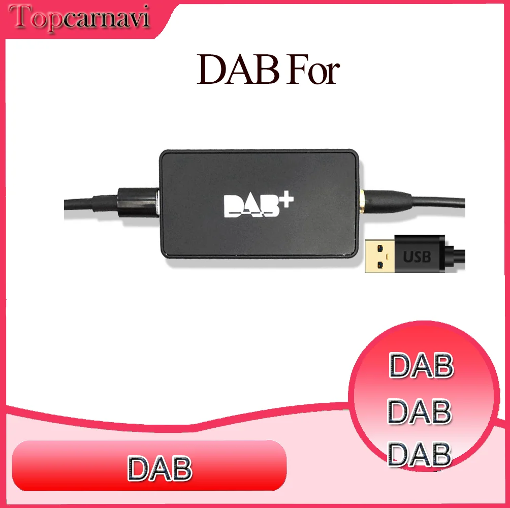 Topcarnavi DAB box for USB Adapter Receiver Android Car Stereo Player Car GPS Receiver DAB+ Signal Receiver For Universal Car
Topcarnavi DAB box for USB Adapter Receiver Android Car Stereo Player Car GPS Receiver DAB+ Signal Receiver For Universal Car