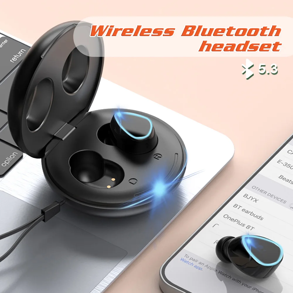 A6R Bluetooth Earphones TWS Sports Headset S9 Touch Control Mini Wireless Bluetooth Headphone 5.3 Noise Reduction Earbuds
A6R Bluetooth Earphones TWS Sports Headset S9 Touch Control Mini Wireless Bluetooth Headphone 5.3 Noise Reduction Earbuds