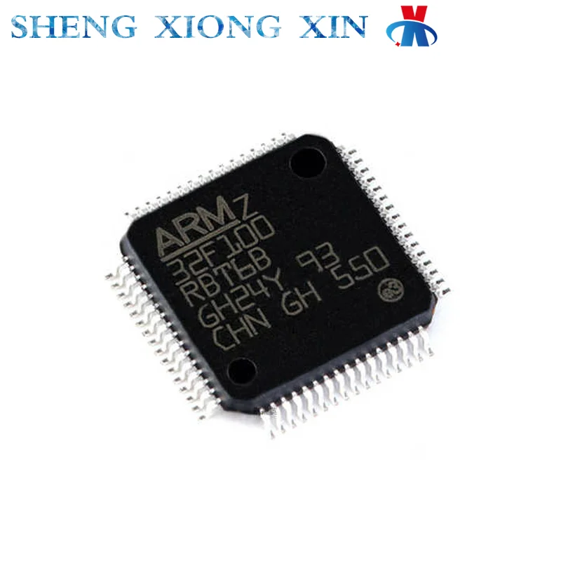 

5pcs/Lot 100% New STM32F100RBT6B LQFP-64 ARM Microcontroller-MCU 32F100 32F100RBT6B Integrated Circuit