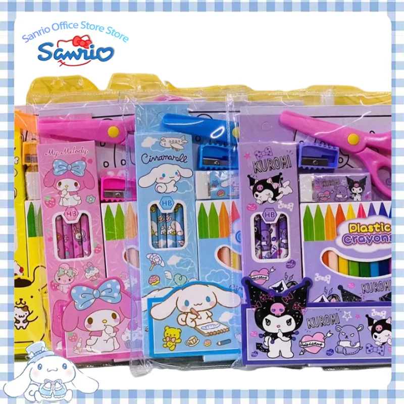 Набор канцелярских принадлежностей Sanrio из мультфильма My Melody Kuromi Cinnamoroll, милые Мультяшные канцелярские принадлежности из пяти частей, канцелярские принадлежности для учебы, оптовая продажа
Набор канцелярских принадлежностей Sanrio из мультфильма My Melody Kuromi Cinnamoroll, милые Мультяшные канцелярские принадлежности из пяти частей, канцелярские принадлежности для учебы, оптовая продажа