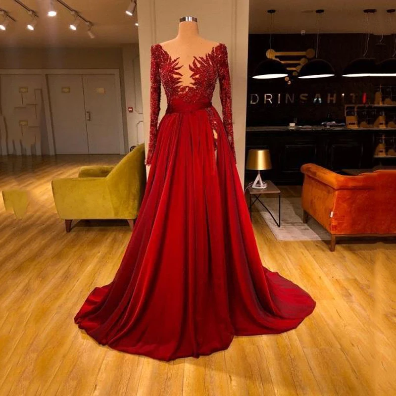 Meekiss Vestido De Festa Long Evening Dresses With Applique Lace Satin Formal Lady Party Prom Dresses Luxury Gowns Custom Make
Meekiss Vestido De Festa Long Evening Dresses With Applique Lace Satin Formal Lady Party Prom Dresses Luxury Gowns Custom Make