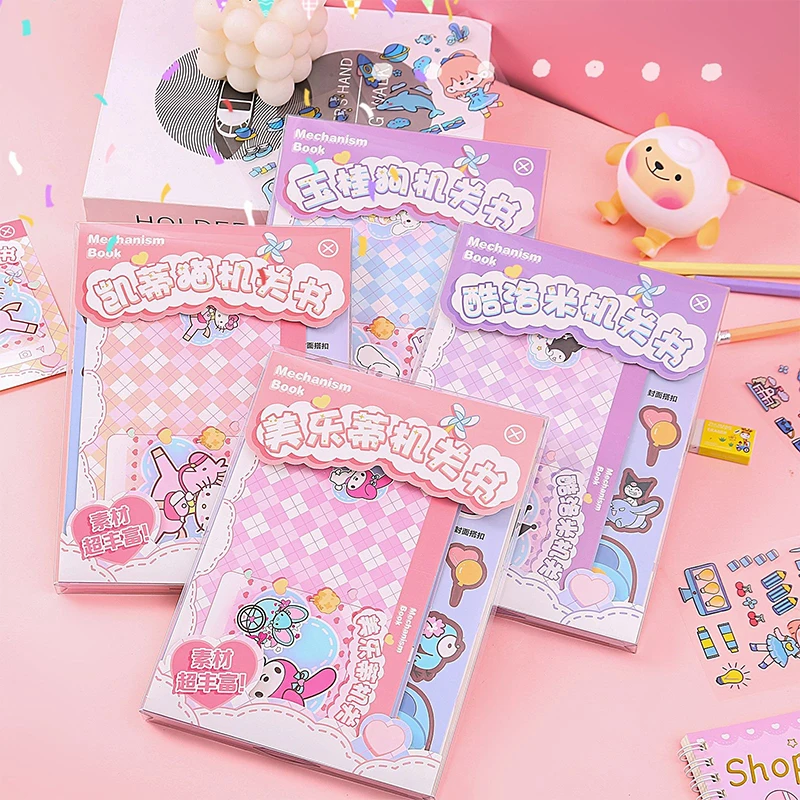 Sanrio DIY Тихая книга Kuromi My Melody стикеры игры творческое развитие рукоделие материал ручной работы детские игрушки
Sanrio DIY Тихая книга Kuromi My Melody стикеры игры творческое развитие рукоделие материал ручной работы детские игрушки