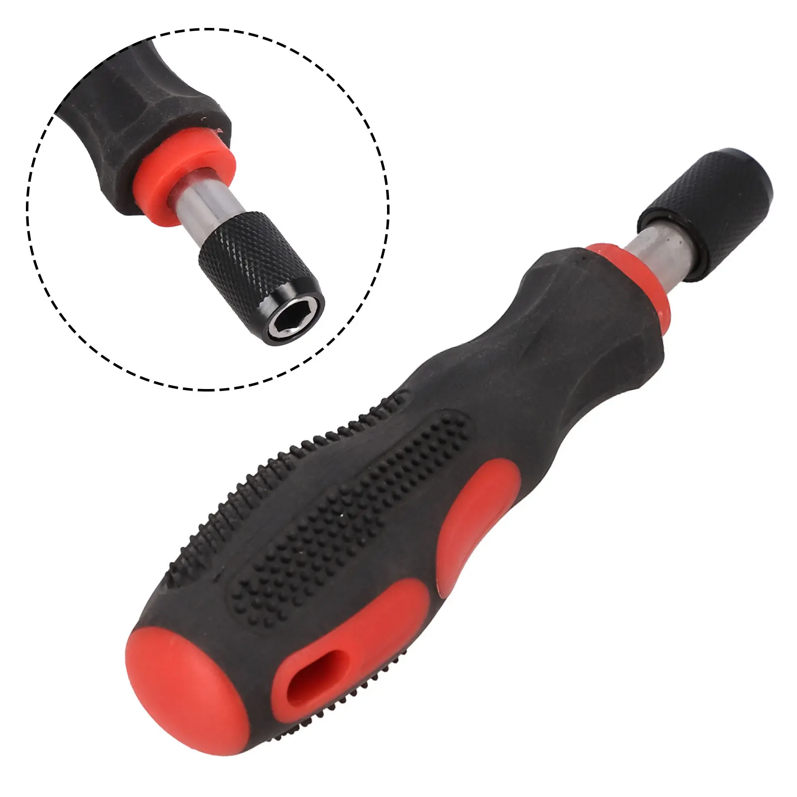 6.35mm Hex Self-locking Adapter Screwdriver Handle Screwdriver Bit Holder Repair Hand Tools Precision Car Repair
6.35mm Hex Self-locking Adapter Screwdriver Handle Screwdriver Bit Holder Repair Hand Tools Precision Car Repair