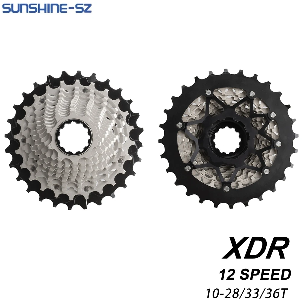 SUNSHINE 12S Road Bicycle XDR Cassette 10-28/33/36T K7 Steel CNC Lightweight Sprocket for Electronic Shifting R9270 R8170 Red
SUNSHINE 12S Road Bicycle XDR Cassette 10-28/33/36T K7 Steel CNC Lightweight Sprocket for Electronic Shifting R9270 R8170 Red