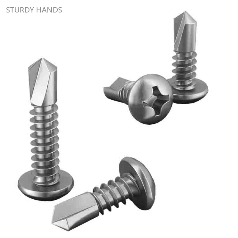 1 set of 304 stainless steel round head drill tail self tapping screws dovetail screw hardware accessories
1 set of 304 stainless steel round head drill tail self tapping screws dovetail screw hardware accessories