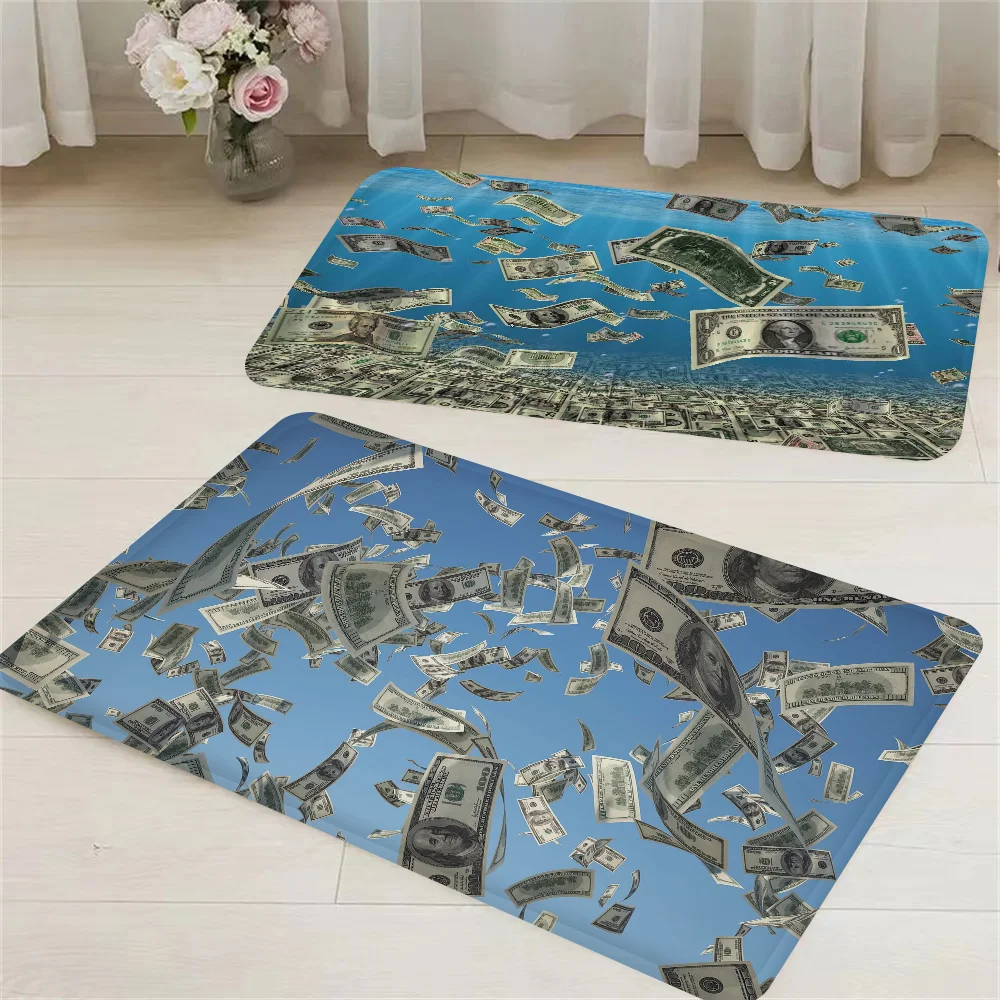 

Dollar Floor Mat Room Mats Washable Non-Slip Living Room Sofa Chairs Area Mat Kitchen Alfombra