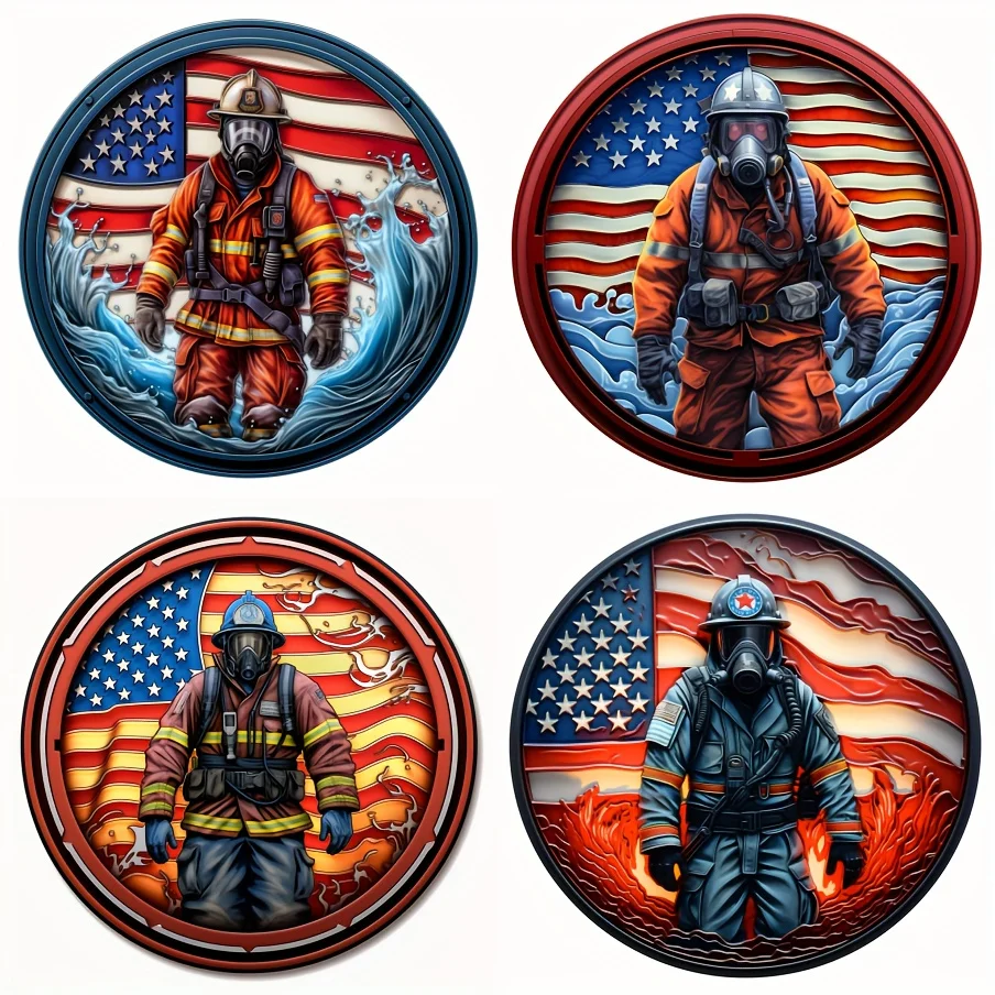 Car Sticker Wallpaper 4 In 1, American Firefighter Pattern Decal, Character Decal, Fun Decal, Acesssorie
Car Sticker Wallpaper 4 In 1, American Firefighter Pattern Decal, Character Decal, Fun Decal, Acesssorie