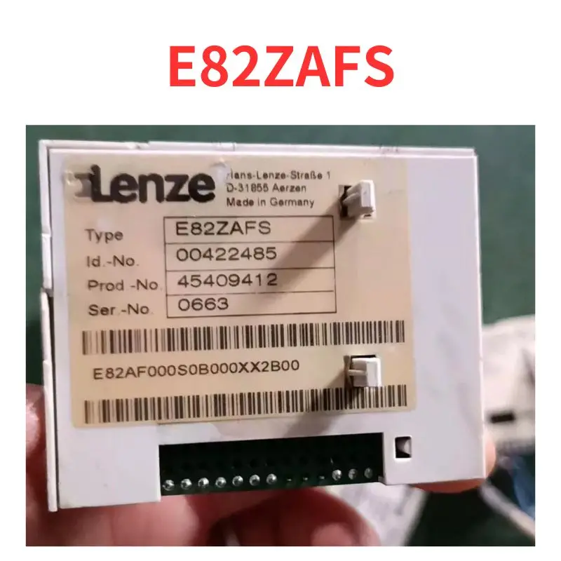 

Second-hand E82ZAFS Inverter IO board test OK Fast Shipping
