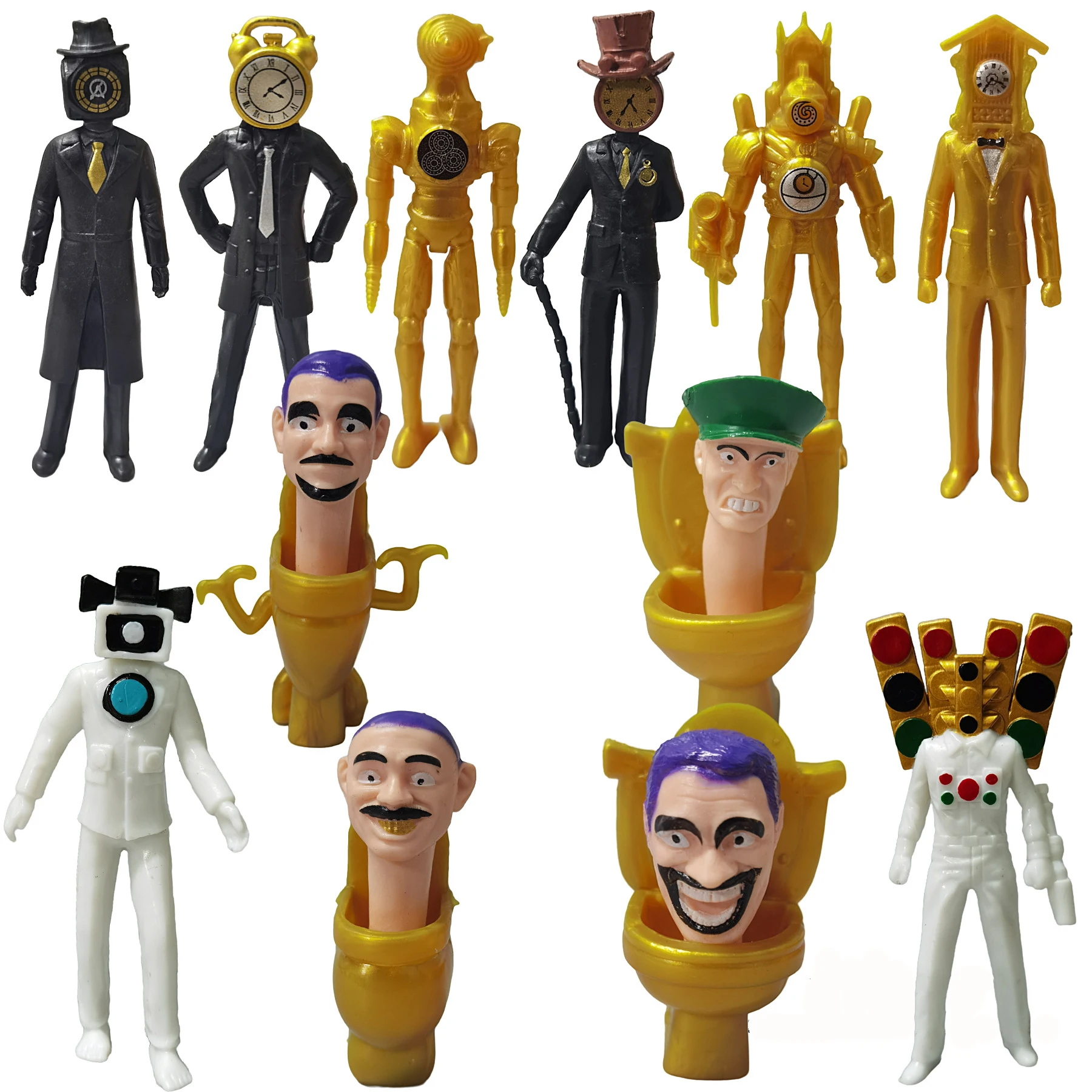New 12/13Pcs Skibidi Toilet Action Figure Toilet Magic Man Tiime Man Game Figure Home Children Halloween Christmas Gift Toys
New 12/13Pcs Skibidi Toilet Action Figure Toilet Magic Man Tiime Man Game Figure Home Children Halloween Christmas Gift Toys