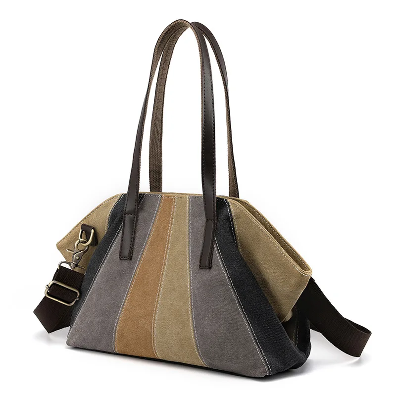 Canvas Bags For Women's Handbags Shoulder Bags 2022 New Trendy Ladies Tote Bag Large Capacity Pacthwork Outdoor Messenger Bag
Canvas Bags For Women's Handbags Shoulder Bags 2022 New Trendy Ladies Tote Bag Large Capacity Pacthwork Outdoor Messenger Bag