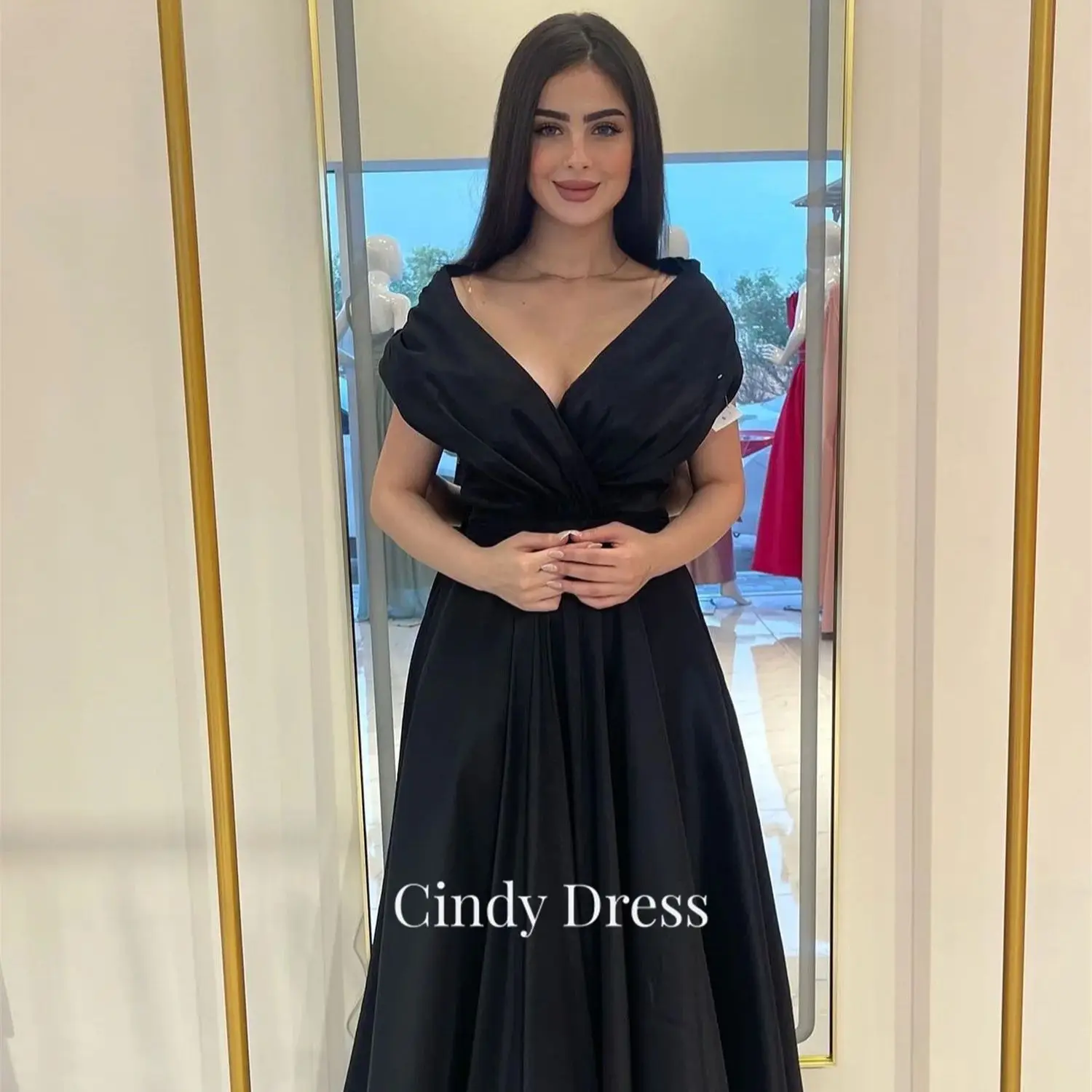 Cindy Saudi Women Evening Dress A-line Prom Sexy Elegant Women's Dresses for Wedding Party Black Satin White Arabia 2024 Ladies
Cindy Saudi Women Evening Dress A-line Prom Sexy Elegant Women's Dresses for Wedding Party Black Satin White Arabia 2024 Ladies