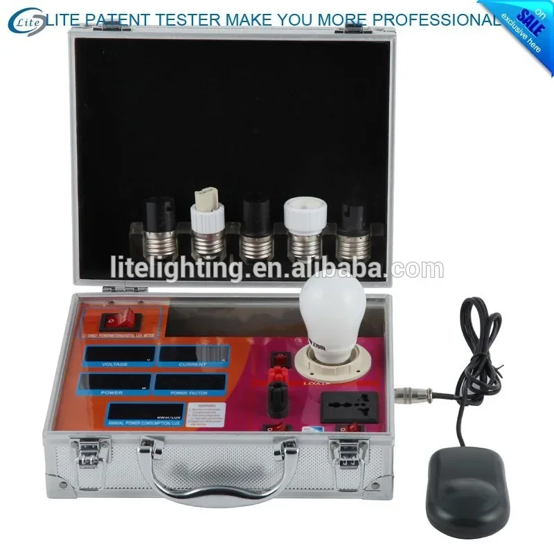

Portable Led Tester Lux CCT Dimmer Power Meter Led Bulb Demo Case Led Lighting Testing Equipment
