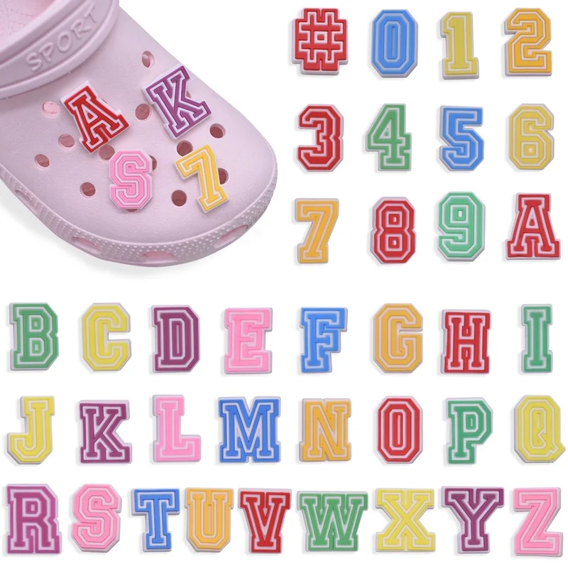 PVC Shoe Charms Color Shoe Accessories English Letter Shoe Decoration Shoe Buckles for Clog Sandals X-mas Gifts Buckle
PVC Shoe Charms Color Shoe Accessories English Letter Shoe Decoration Shoe Buckles for Clog Sandals X-mas Gifts Buckle