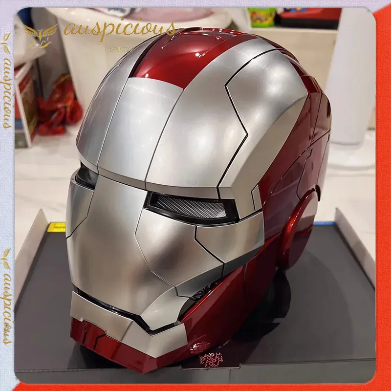 Marvel Mk5 Iron Man Helmet 8-Piece Opening And Closing Chinese English Voice Control Luminous Mask Collect Cool Christmas Gifts
Marvel Mk5 Iron Man Helmet 8-Piece Opening And Closing Chinese English Voice Control Luminous Mask Collect Cool Christmas Gifts