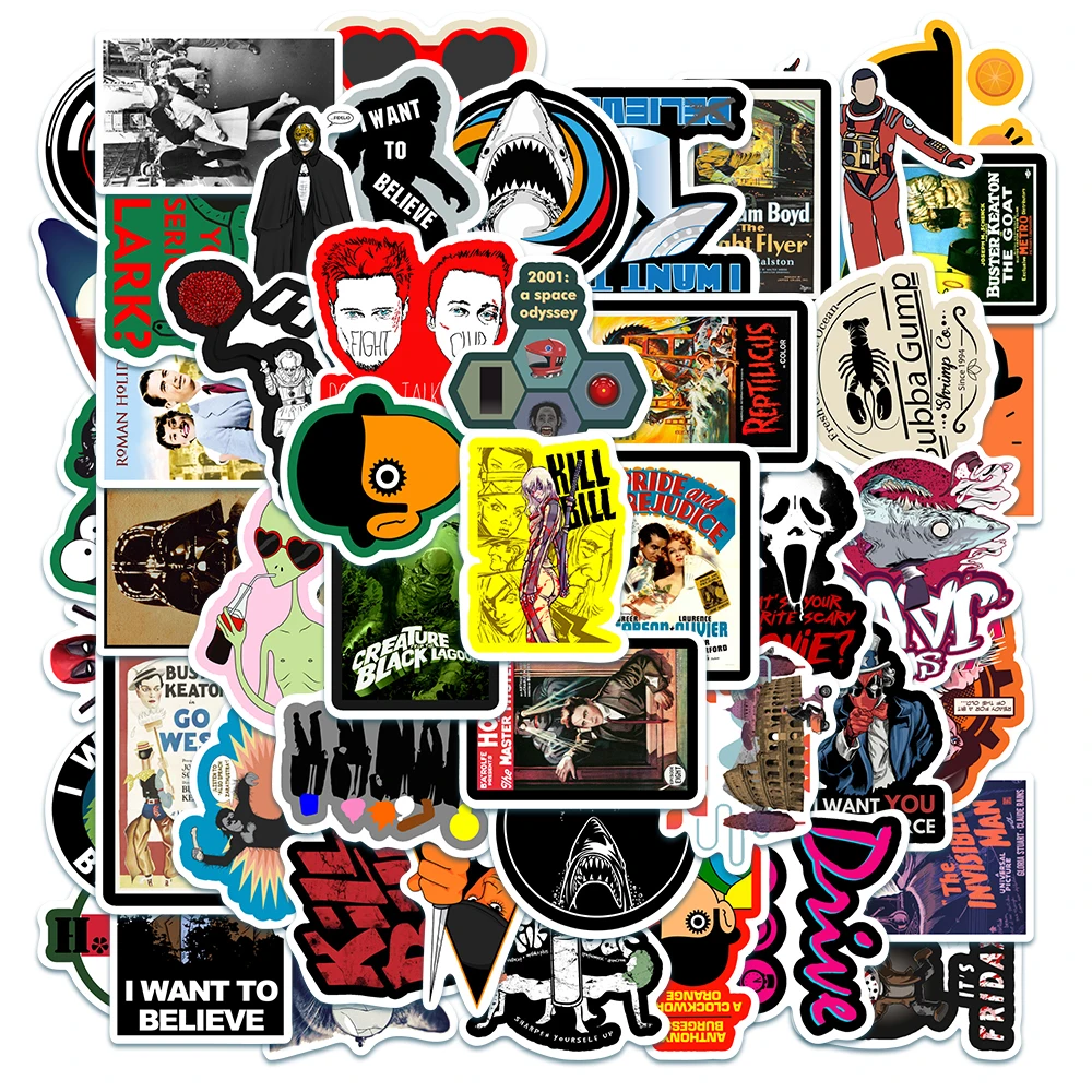 10/50/100pcs Pulp Fiction Classic Movie Stickers For Refrigerator Car Helmet DIY Gift box Bicycle Guitar Notebook Skate Etc
10/50/100pcs Pulp Fiction Classic Movie Stickers For Refrigerator Car Helmet DIY Gift box Bicycle Guitar Notebook Skate Etc