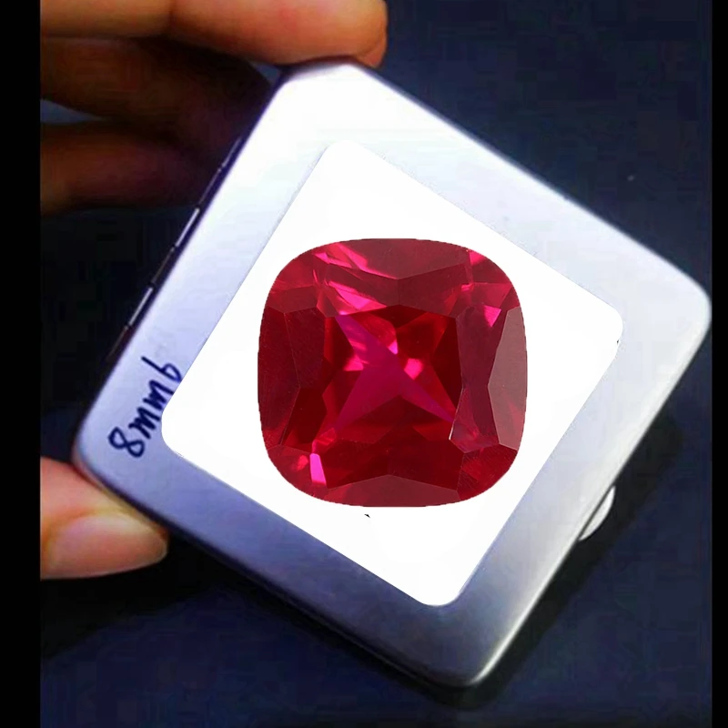 Natural Cushion Cut Ruby 12x12mm 6.0 Carat Loose Gemstones for Stud Pendant Jewelry Making Collection Gem
Natural Cushion Cut Ruby 12x12mm 6.0 Carat Loose Gemstones for Stud Pendant Jewelry Making Collection Gem