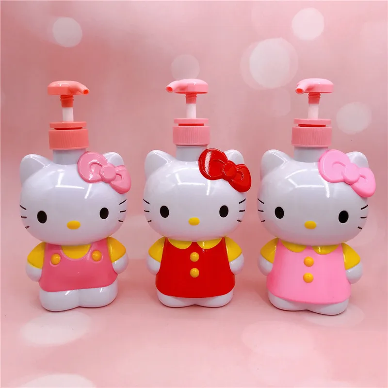 

Sanrio Hello Kitty Cinnamoroll Kuromi My Melody Anime Bottle Large Capacity Tumbler Bottle Shampoo Bottle Shower Gel Hand Soap