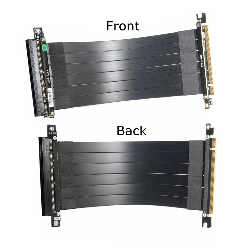 Кабель расширения ADT-Link PCI-Express 3,0x16 к x16, видеокарта, удлинитель PCIe 16x 90 ° 180 ° 270 ° GPU GTX RTX, Вертикальный адаптер
Кабель расширения ADT-Link PCI-Express 3,0x16 к x16, видеокарта, удлинитель PCIe 16x 90 ° 180 ° 270 ° GPU GTX RTX, Вертикальный адаптер