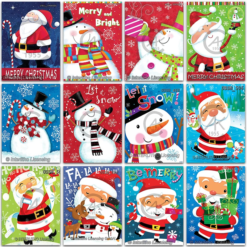 

5D DIY Diamond Painting Christmas Santa Claus Home decoration Gift Snowman Full Square&Round mosaic embroidery Cross stitch Art