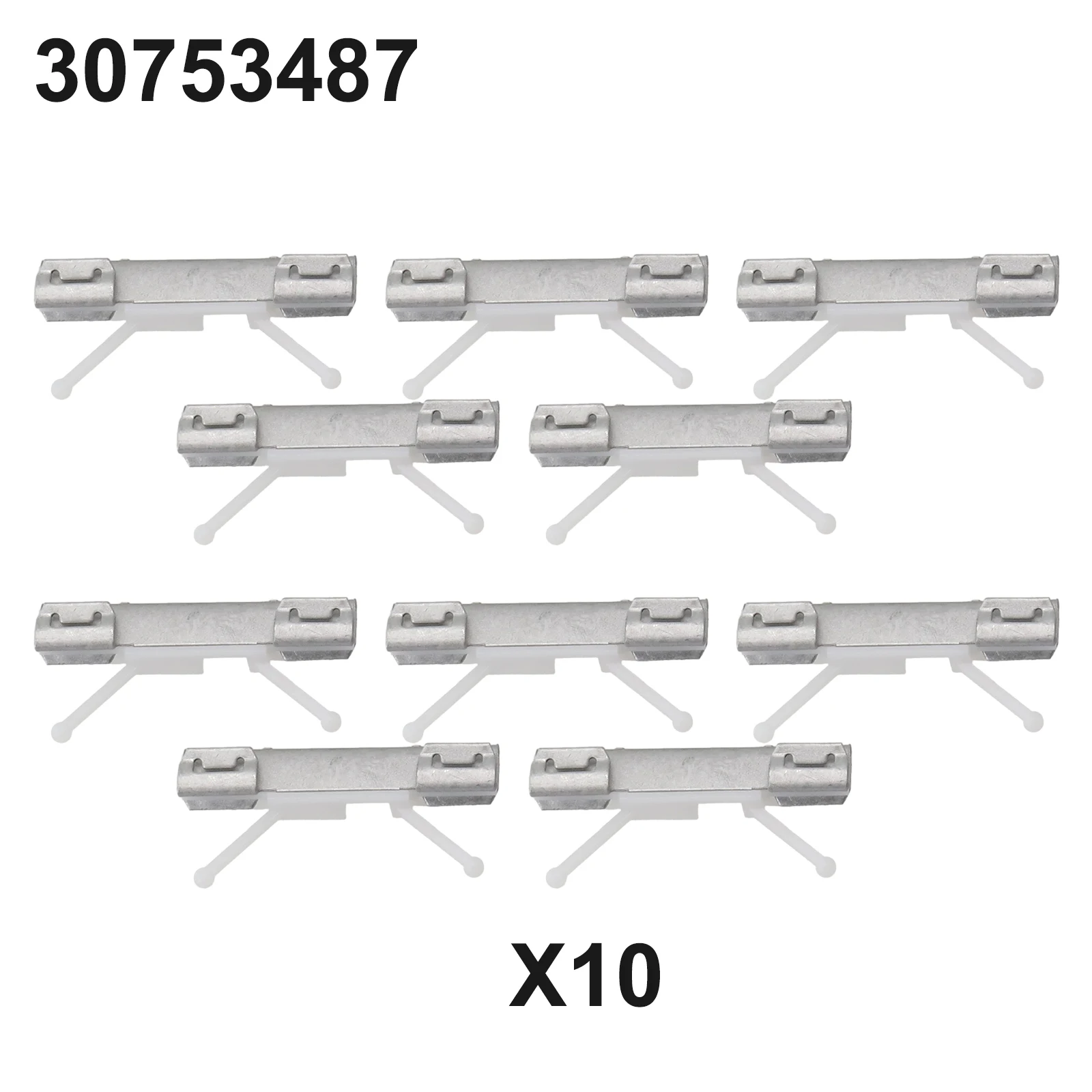 

10 шт., клипсы для переднего лобового стекла для Volvo XC60 2008-2016, аксессуары для салона автомобиля 30753487