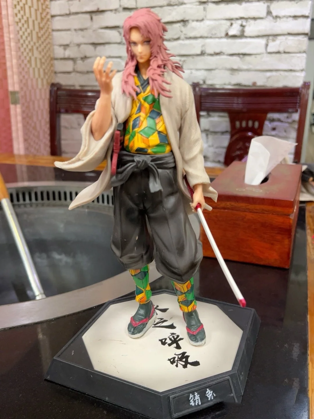 

Demon Slayer Gk Cheng Sabito Standing Posture Boxed Animation Master PVC Model Furniture For Display Desktop Toys Gifts