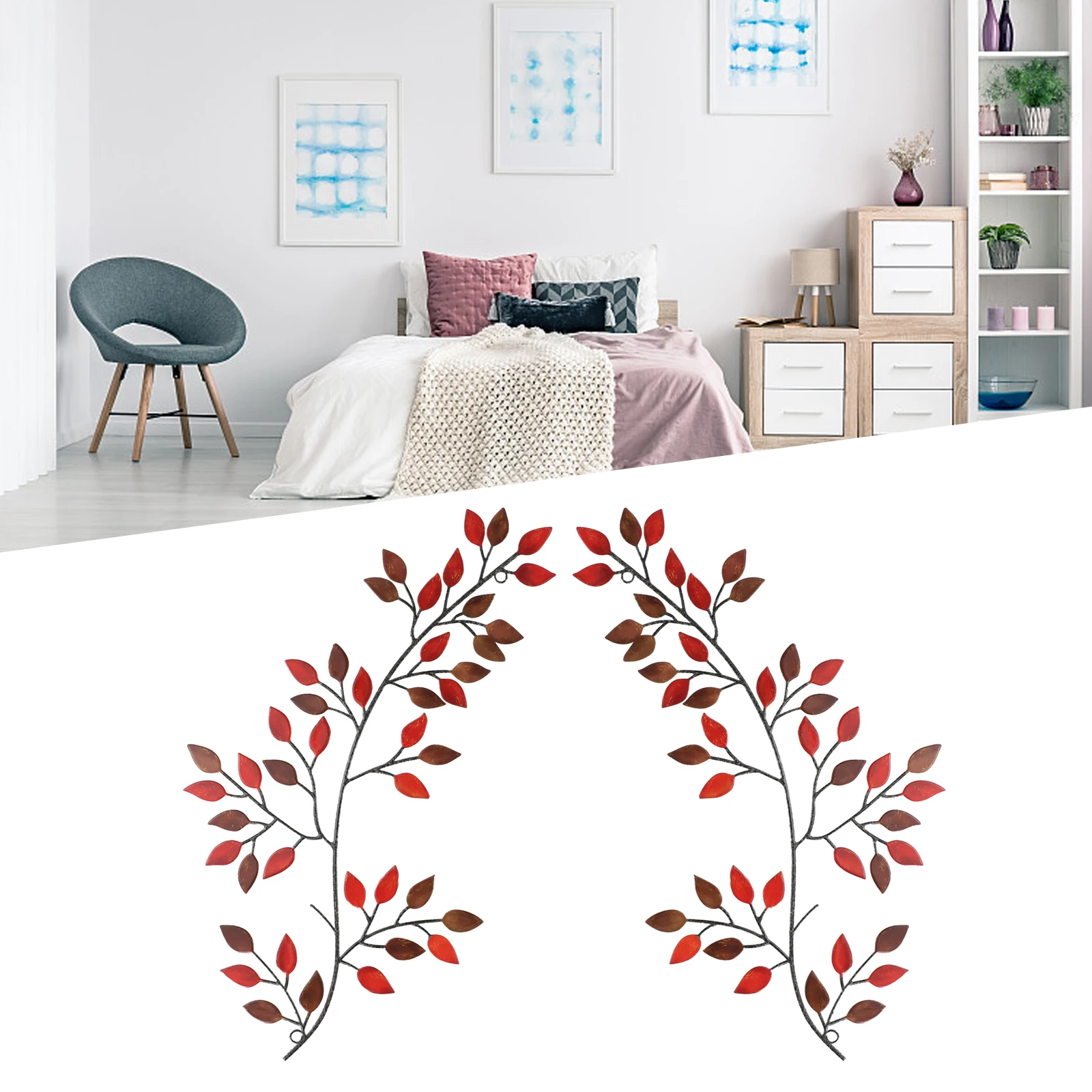Brand New Iron Art Hanging Decor Multiple Color Vine Olive Branch Crafts Decoration Home Décor Interior Design
Brand New Iron Art Hanging Decor Multiple Color Vine Olive Branch Crafts Decoration Home Décor Interior Design