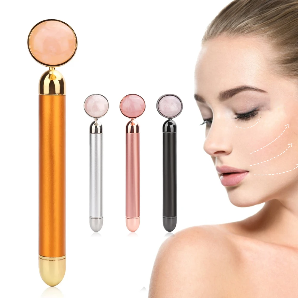 Facial Massage Roller Skin Lifting Tightening Beauty Care Beauty Bar Electric Face Care Anti Wrinkle Rose Jade Massage Tools
Facial Massage Roller Skin Lifting Tightening Beauty Care Beauty Bar Electric Face Care Anti Wrinkle Rose Jade Massage Tools