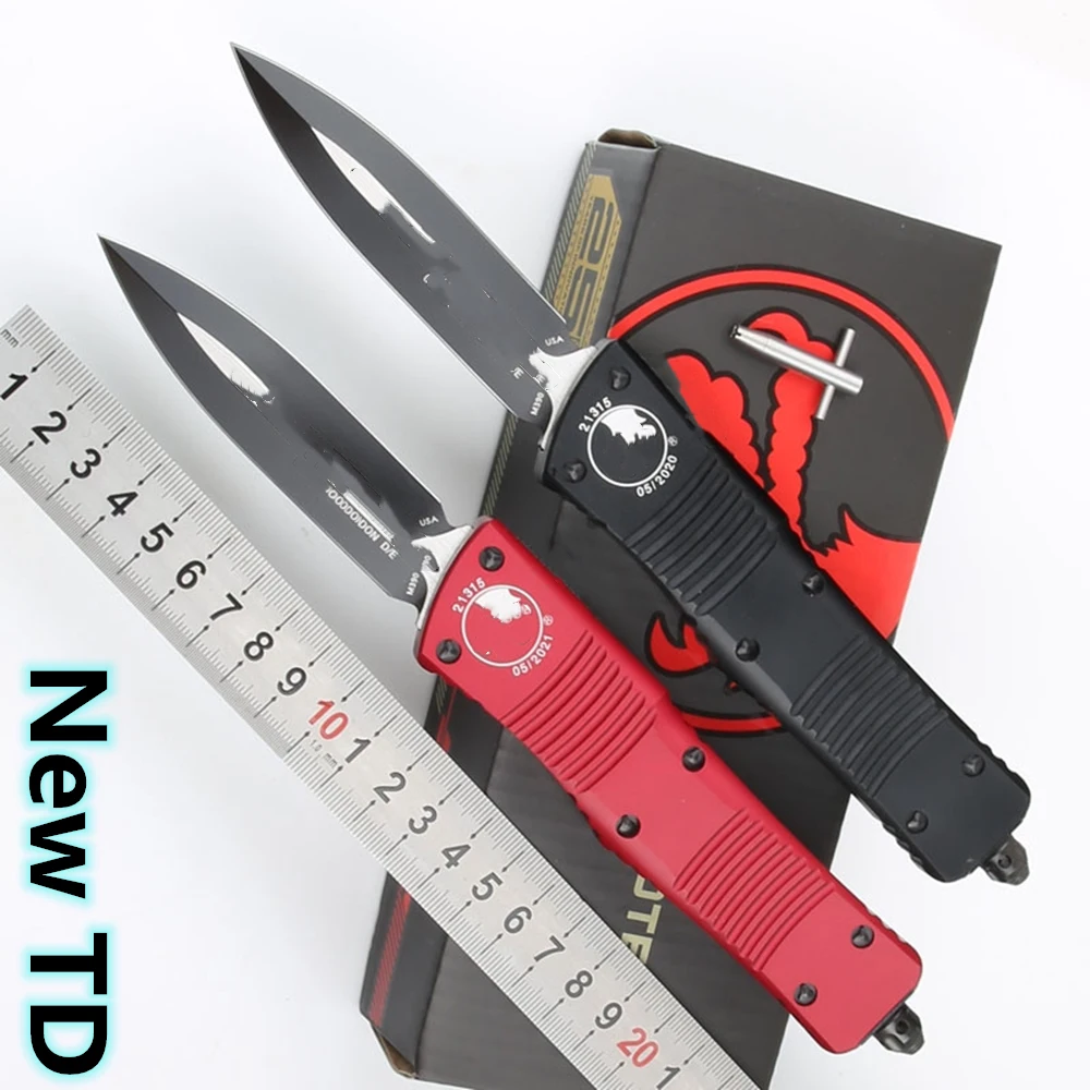 

JUFULE Red Combat TD Aluminium Handle Mark M390 Blade Survival EDC Camp Hunt Fruit Kitchenware Kitchen Tool Key Utility Knife